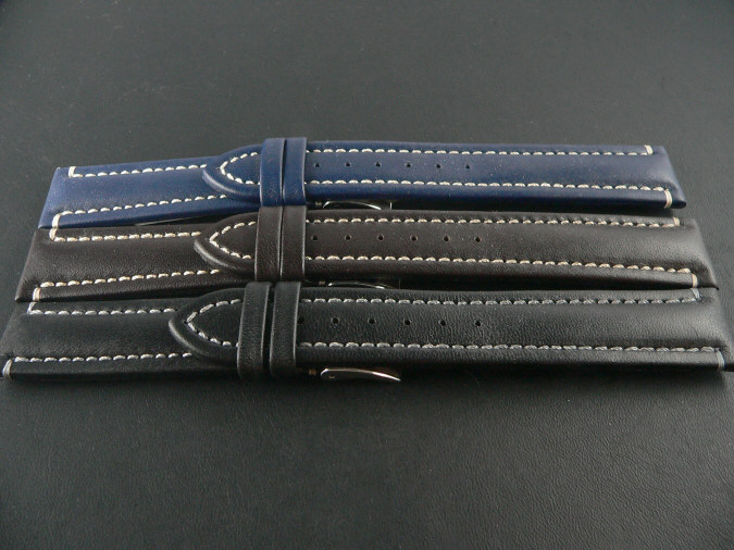 BROS101 Arizona Leather (Padded, Calf, White Stitching)